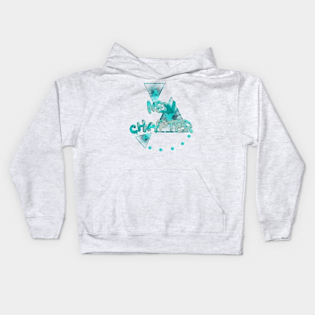 New Chapter Tropical Blue Kids Hoodie by Angelic Gangster